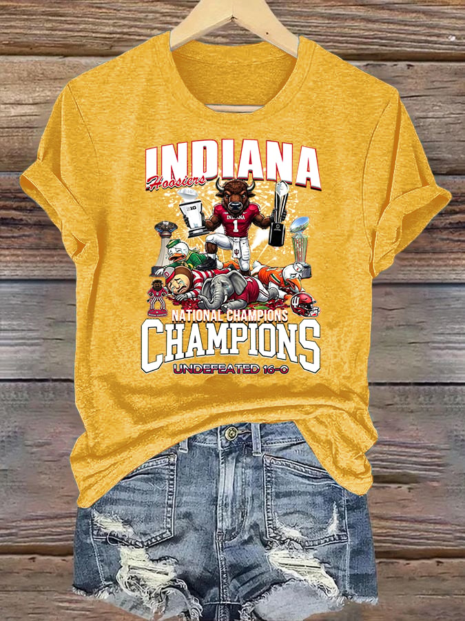 Women's  Football Print T-Shirt