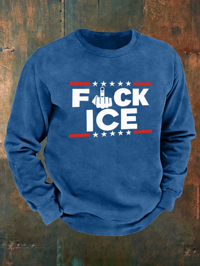 Men's  ICE  Print  Sweatshirt