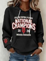 Women's Football Print Casual Sweatshirt